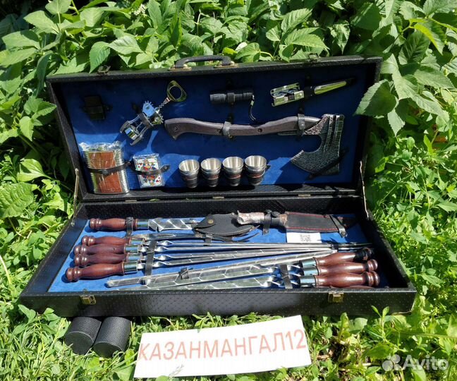 Шампура подарочные в кейсе