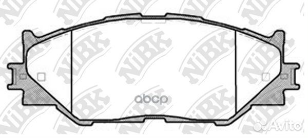 Колодки тормозные FR lexus IS250 08 0446553040