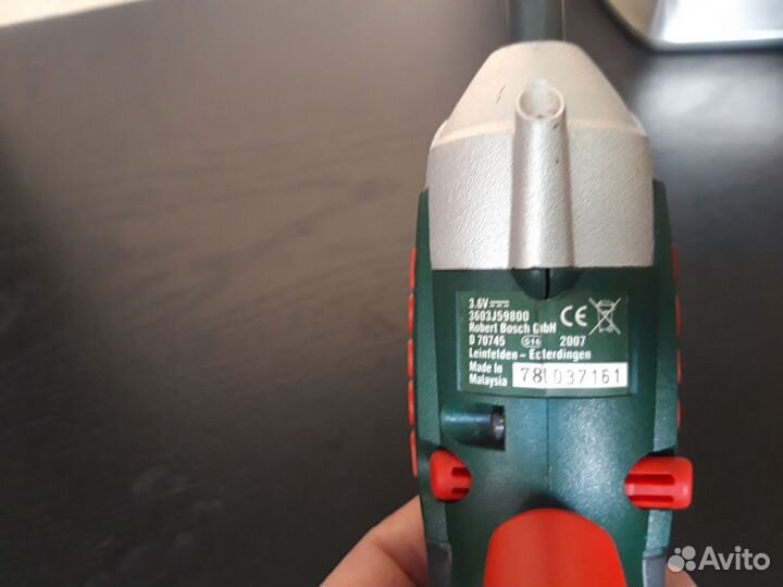 Аккумуляторная отвертка bosch IXO