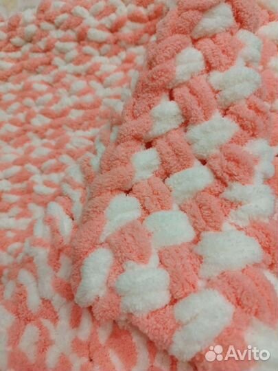 Плед детский вязаный ручная работа