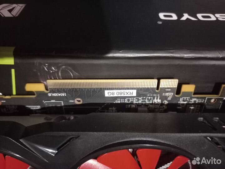Видеокарта rx580 8gb soyo