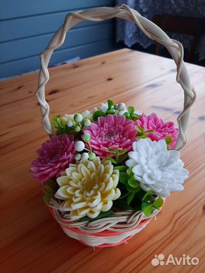 Мыло ручной работы букеты