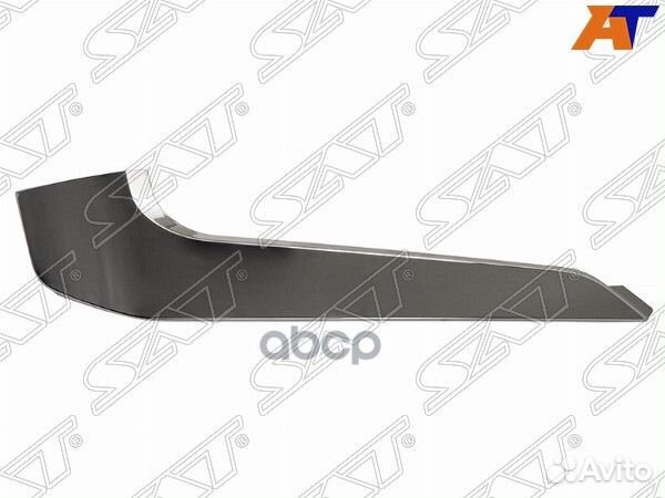 Молдинг бампера Mitsubishi L200 18- (Спереди