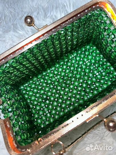 Клатч из бусин, ручная работа