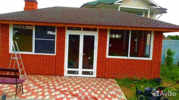 Пластиковые окна. Остекление частных домов