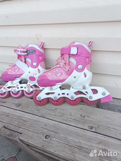 Роликовые коньки детские раздвижные
