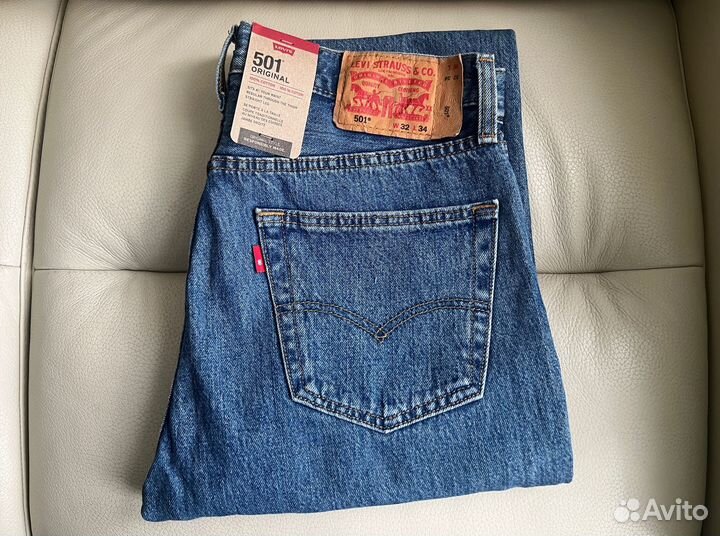 Levi's 501 Original Red Tab (R) 32x34 Оригинал