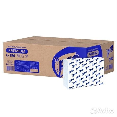 Полотенца листовые Protissue 2 слоя Z-сложения