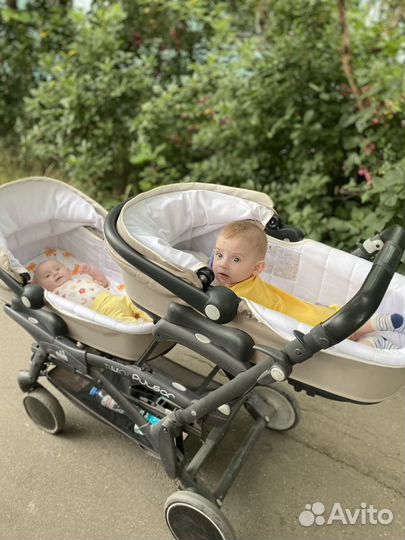 Коляска для двойни cam