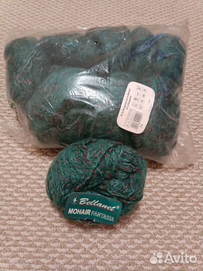 Пряжа для вязания мохер/букле