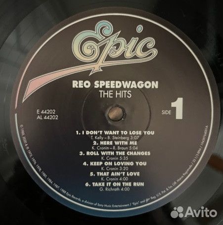 REO Speedwagon - The Hits/ Vinyl (LP) 2020 New