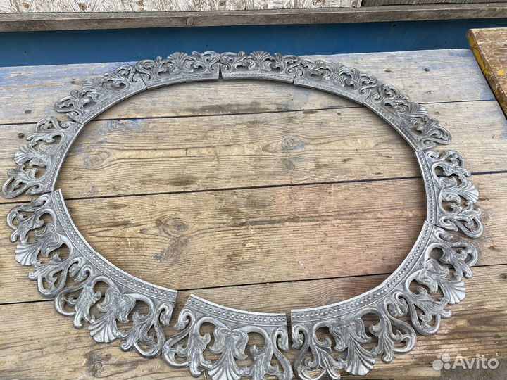 Рамка для зеркала СССР силумин винтаж 15