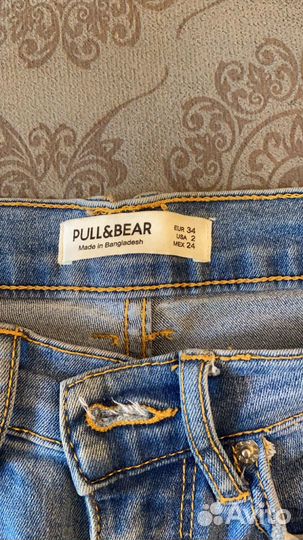 Джинсы pull and bear 34