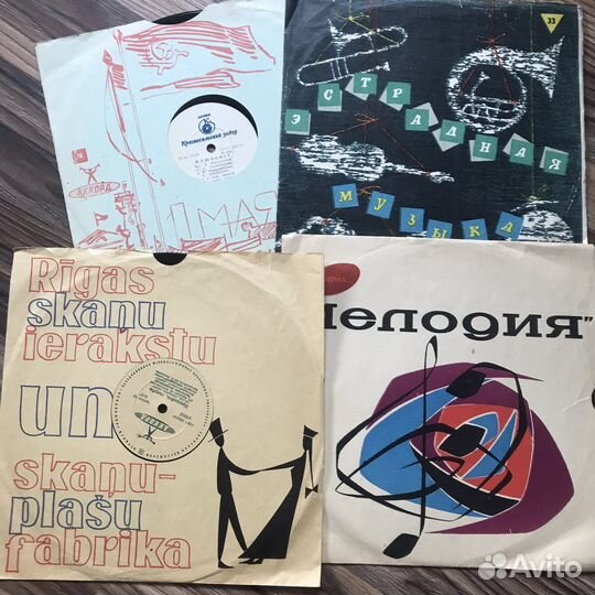 Пластинки грампластинки мелодия и др