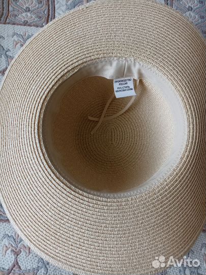 Сумка и шляпа пляжная