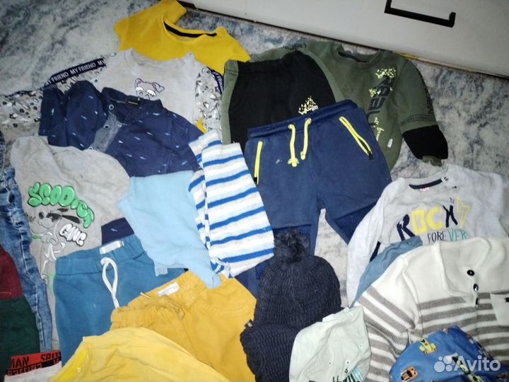 Одежда пакетом на мальчика 86 - 92