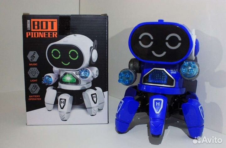 Игрушка музыкальный танцующий робот осьминог