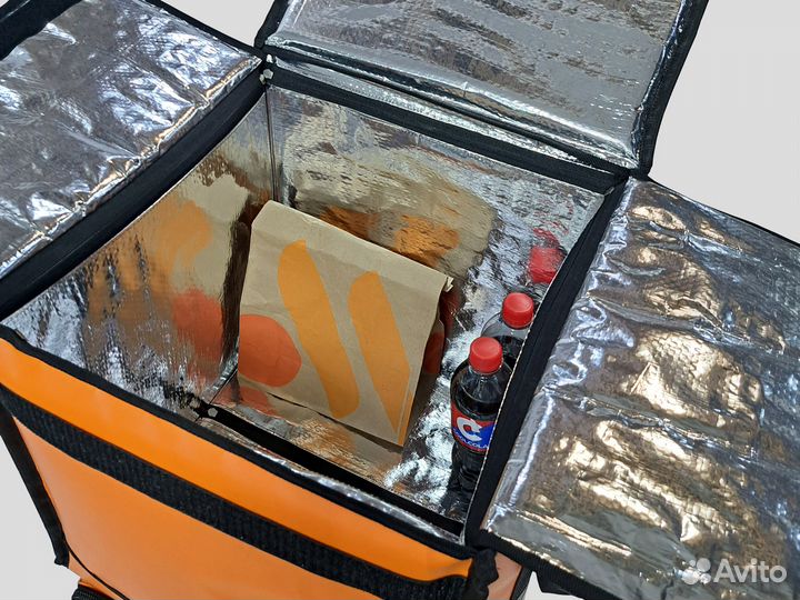 Термосумка контейнер + для пиццы 2в1. Для доставки