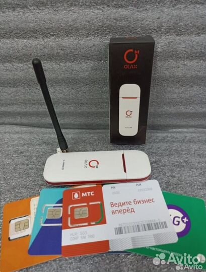 Сим карты 4G модем Olax с wi-fi