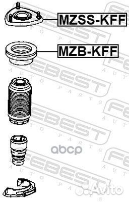 Опора переднего амортизатора mzsskff Febest