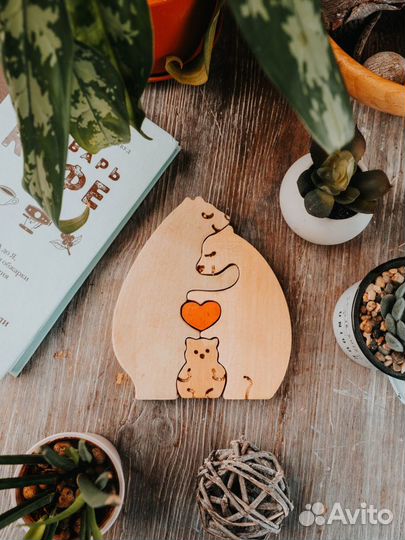 Пазлы деревянные для малышей