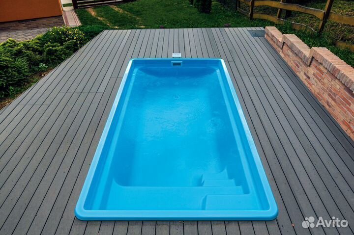 Бассейн 3х7х1,5 для дачи