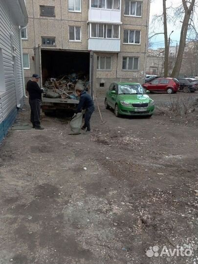 Вывоз мусора на газели