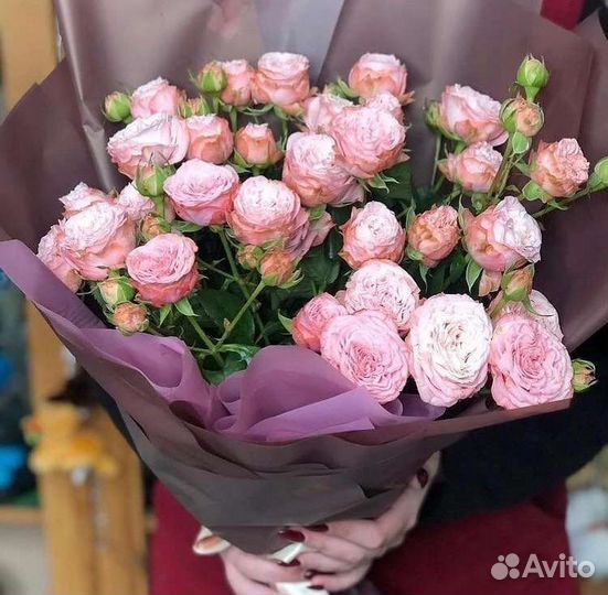 Цветы розы букет