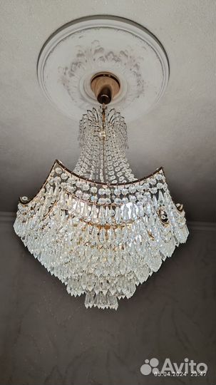 Люстра хрустальная богемия чехия