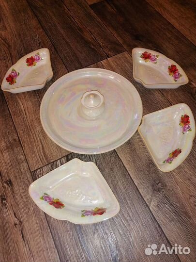 Менажница, масленка, столовый прибор