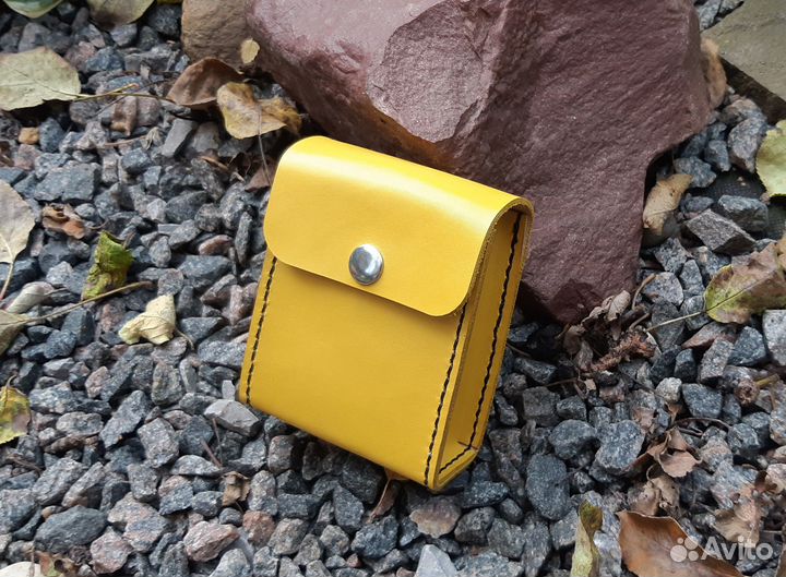 Кожаные подсумки для ремня ручной работы