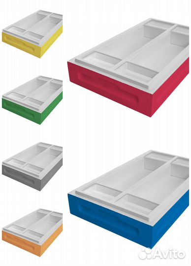 Кормушка 6 рамок (окрашенная)