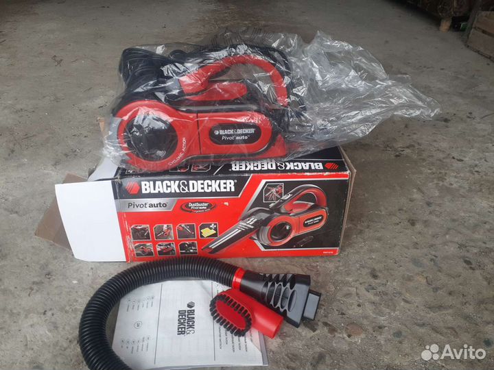 Автомобильный пылесос black decker pav1210