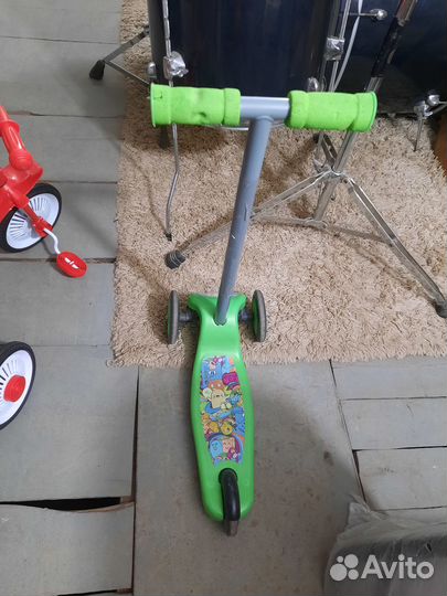 Самокат детский трехколесный бу