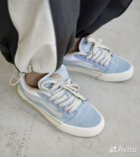 Дутыши Vans Knu Skool Denim Light Blue