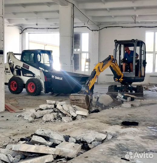 Аренда мини-экскаватора, от 2,5 до 5 тонн