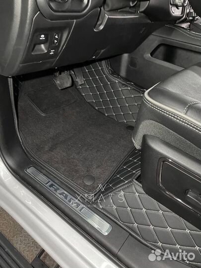 3D Коврики из экокожи в салон Dodge RAM 5