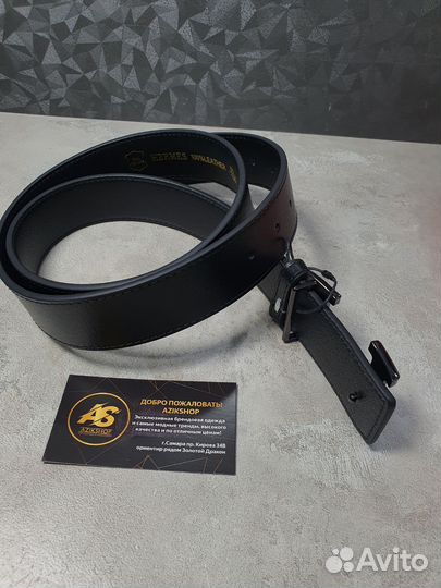 Мужской кожаный ремень Hermes