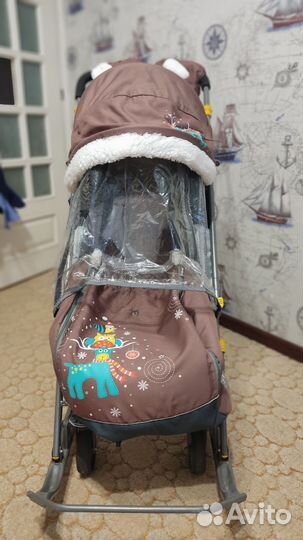 Продам санки коляска