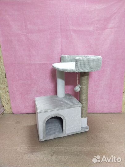 Домик для кота с когтеточкой, новый