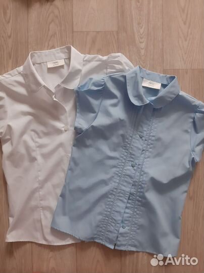 Рубашки школьные для девочки 8-9 лет