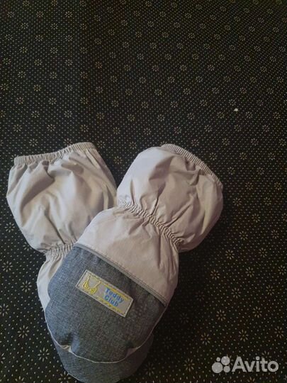 Варежки зимние 0-12мес без пальчиков