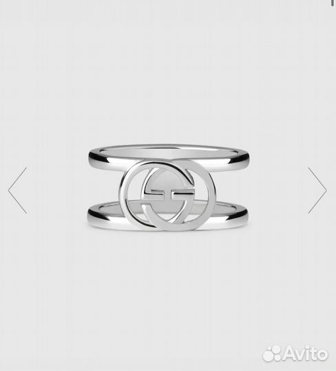 Кольцо Gucci Interlocking новое размер 18