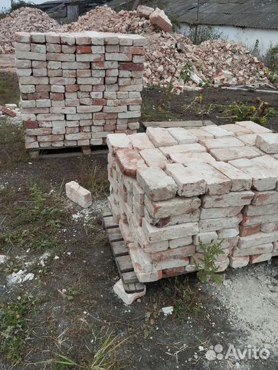 Кирпич красный бу