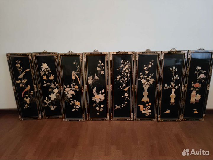 Панно из натуральных камней. Шинуазри