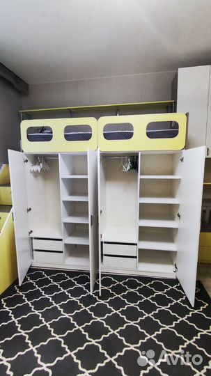 Детский уголок (шкафы+кровать+матрас)