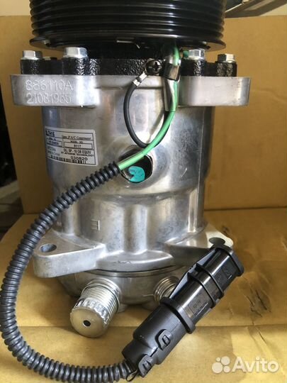 Компрессор кондиционера со шкивом 24v d119 MAN