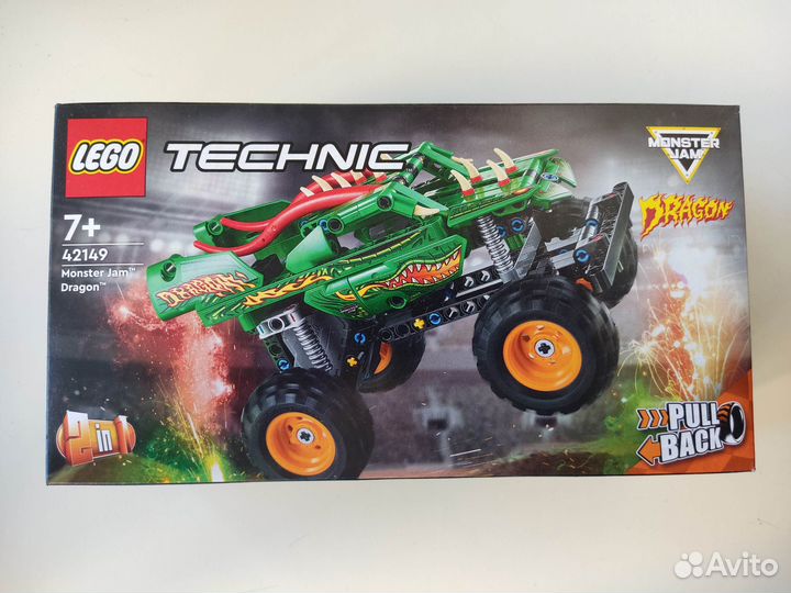 Lego 42149 Monster Jam Dragon (новый)