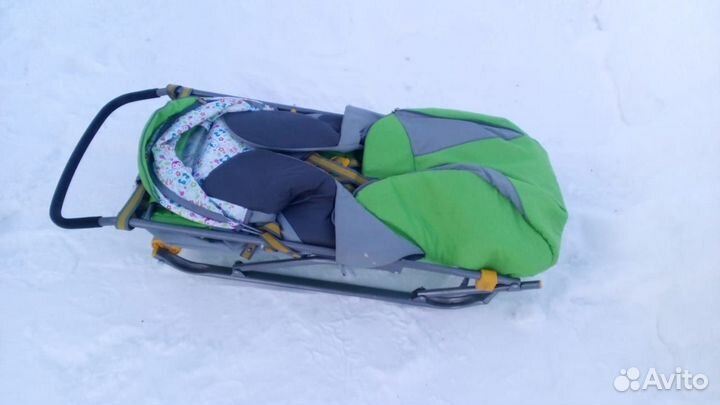 Детские санки коляска