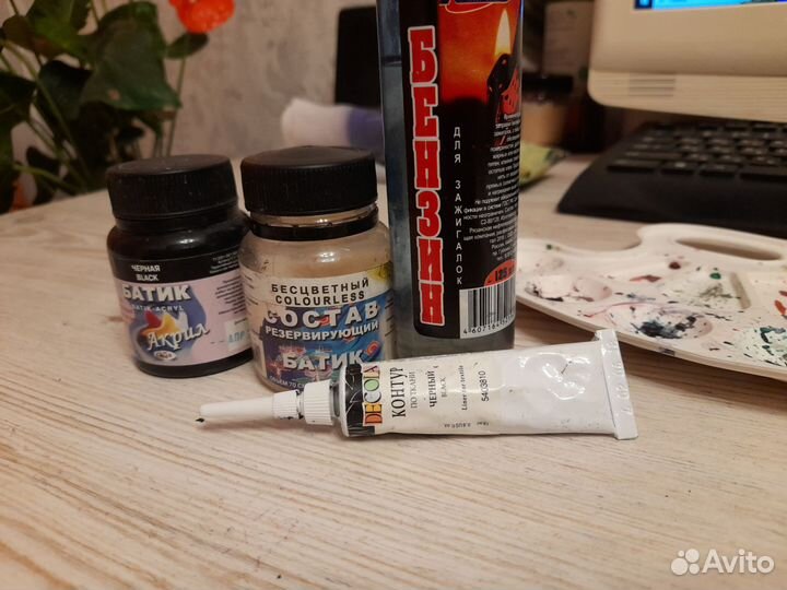 Краски батик для росписи по ткани